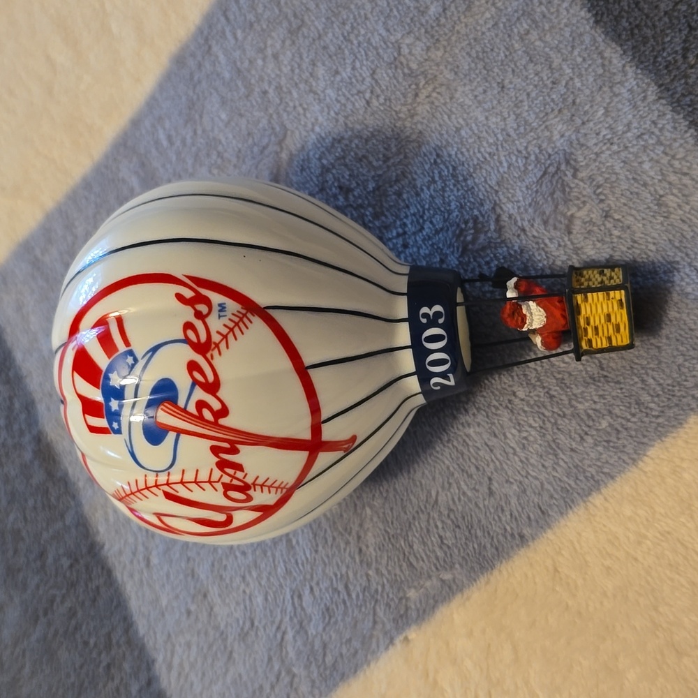 Yankees Hot Air Balloon Ornament